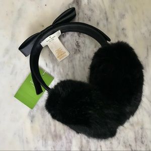 Kate Spade bow earmuffs NWT